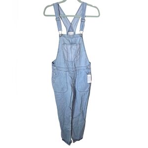 American Eagle Outfitters Light Blue Denim Overalls